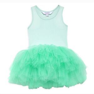 I Love Plum Baby Girl's & Little Girl's Tutu 8 Years Terra Green  New Condition